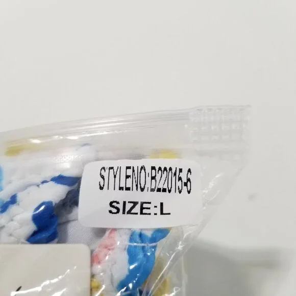 NWT‎ SUNDAY BRUNCH Underwired Padded Bra Shirred Bikini Set Size L- - Picture 7 of 8